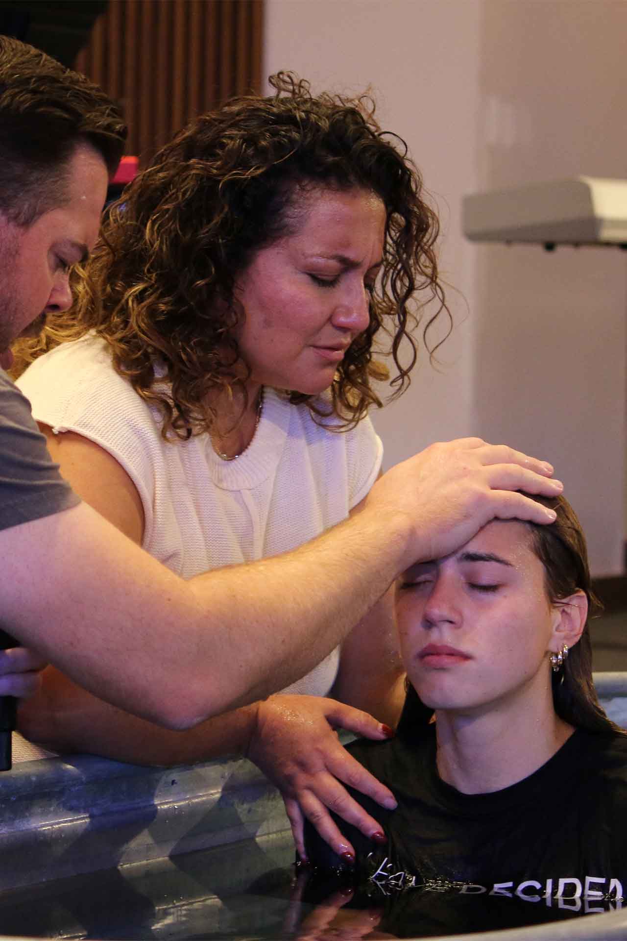 A joyful water baptism at Dwelling House Church